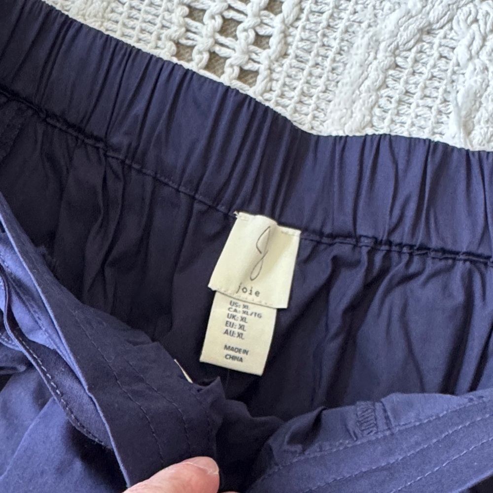 Joie Deep Navy A-Line Skirt - Picture 2 of 11
